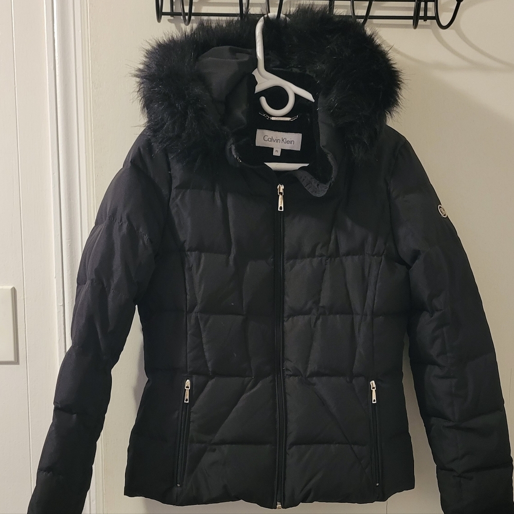 Calvin Klein Women's Black Quilted Puffer Jacket